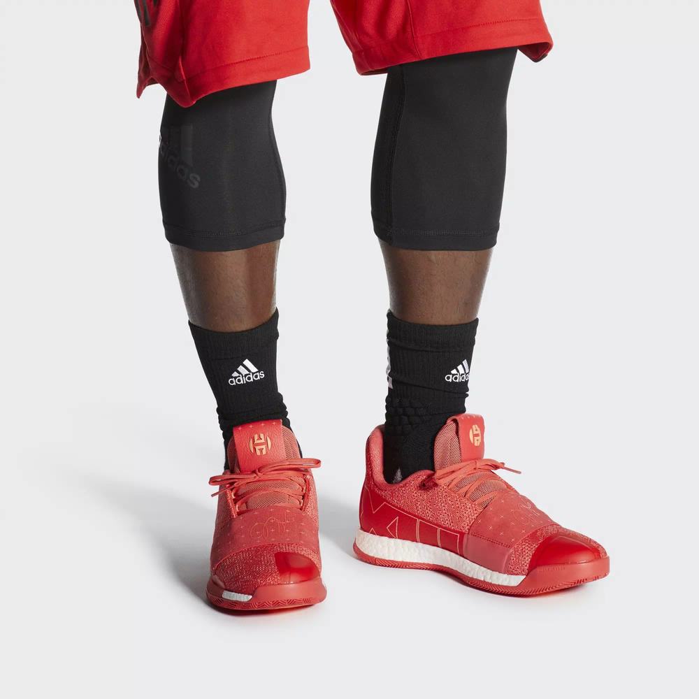 Adidas Harden Vol. 3 Tenis De Basketball Naranjas Para Mujer (MX-93624)